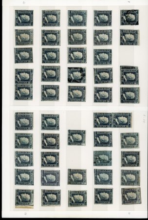 Stamp of Italian States » Sicily » 20 Grana » Stamps Part Reconstruction of the 20 Grana Unused and Used