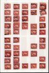 Stamp of Italian States » Sicily » 5 Grana, Plate I » Stamps Sicily Partial Unused and Used Reconstruction of the 5 Grana Plate One