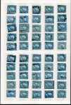 Stamp of Italian States » Sicily » 2 Grana, Plate III » Stamps Sicily Complete Used Reconstruction of the 2 Grana Plate Three