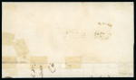 Stamp of Italian States » Sicily » Cancellations (ordered by towns alphabetically) CENTORBI: 1862 Folded entire to Nicosia, franked Italy 1862 10c, neatly canceled by two strike of the superb circular fancy "F.C.", with CENTORBI/14.DIC.62 cds alongside, plus arrival, a very fine and attrative usage of 