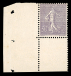 Stamp of France » Émissions à partir de 1900 1903 . Semeuse lignée 30cts lilas YT n° 133 un timbre