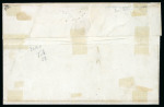 Stamp of Italian States » Sicily » Cancellations (ordered by towns alphabetically) SPADAFORA: 1859 Cover to Palermo with 2 Gr. bright blue plate I left sheet marginal showing oval SPADAFORA in alongside