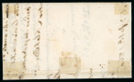 Stamp of Italian States » Sicily » Cancellations (ordered by towns alphabetically) VIZZINI: 1860 (7.2) Folded letter sheet sent to Palermo, franked 2 Gr. plate II, PA paper showing oval VIZZINI alongside