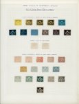 Stamp of Italian States » Sicily » Essays and Proofs Sicily 1858 Barone eleven essays on coloured papers, two colourless impressions and fifteen in various shades on white paper