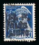 Stamp of France » Libération Alès : 1944, type Mercure10cts, 40cts, 50 cts et type