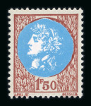 Stamp of France » Libération La Mure : 1944, tête de Liberté sur timbres Pétain,