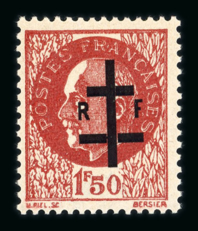 Stamp of France » Libération Castres : 1944, type Pétain 1f50 Mayer n° 1 neuf **,