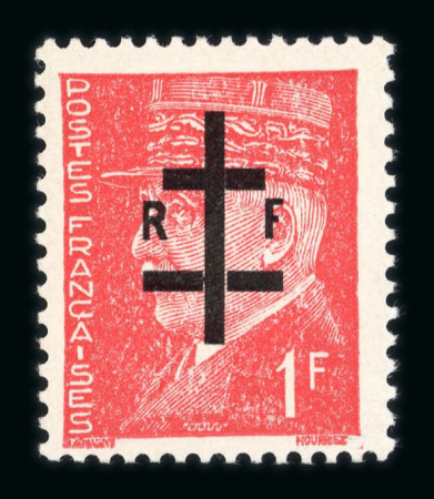 Stamp of France » Libération La Charité sur Loire : 1944, type Pétain 1f rouge et
