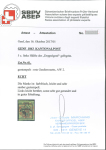 Stamp of Switzerland / Schweiz » Kantonalmarken » Genf 1843, linke Hälfte der Doppelgenf, farbfrisch