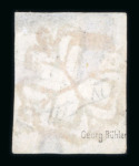 Stamp of Switzerland / Schweiz » Kantonalmarken » Zürich 1843, Zürich 4, Type IV, mit verblassten senkrechten Unterdrucklinien
