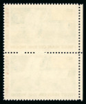 Stamp of United States » 1919 Issues onwards USA 1969 "Unknown Astronaut" with variety red colour omitted from the American flag on the Astronaut on top stamp in mint n.h. vertical pair with normal stamp