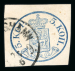 Stamp of Finland Finland 1856-1983, collection starting with 5k and 10k good to fine used, from there unused and complete in regular issues