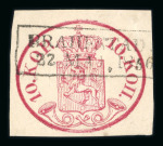 Stamp of Finland Finland 1856-1983, collection starting with 5k and 10k good to fine used, from there unused and complete in regular issues