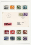 Stamp of Switzerland / Schweiz » Sammlungen 1949, Technik und Landschaften, kleine Spezialsammlung
