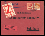 Stamp of Switzerland / Schweiz » Sammlungen 1890-2020, 150 Belege in 2 Ordnern, meist auf Händlerkarten