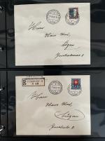 Stamp of Switzerland / Schweiz » Sammlungen 1874-2010, Partie mit über 160 fast nur besseren Briefen