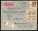 Stamp of Switzerland / Schweiz » Sammlungen 1874-2010, Partie mit über 160 fast nur besseren Briefen