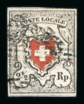 Stamp of Switzerland / Schweiz » Orts-Post und Poste Locale 1851, Poste Locale ohne Kreuzeinfassung, Type 27