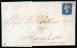 Stamp of Great Britain » Collections 1811-1961, group of approx. 70 covers, mostly 19th Century incl. three Penny Black covers