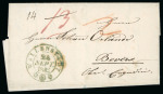 Stamp of Switzerland / Schweiz » Sammlungen 19. Jahrhundert, über 200 Belege an die bekannte Familie Orlandi