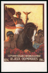 Stamp of Olympics » Non-Olympic and Anti-Olympic Championships Olympics 1914-1920 group of three postcards incl. 1914 Reestablishment unused picture postcard and 1919 Pershing Games in Paris unused postcard