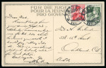 Stamp of Switzerland / Schweiz » Pro Juventute 1913, Helvetia mit Matterhorn mit 10 Rp. Zusatzfrankatur