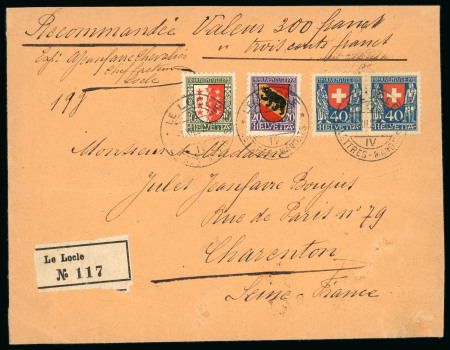 Stamp of Switzerland / Schweiz » Pro Juventute 1921, Schweizer Wappen komplette Serie
