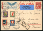 Stamp of Switzerland / Schweiz » Pro Juventute 1926, Schweizer Wappen, komplette Serie auf Ersttagskarte