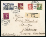Stamp of Switzerland / Schweiz » Pro Juventute 1927, komplette Serie, auf eingeschriebenem Ersttagsbrief