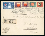 Stamp of Switzerland / Schweiz » Pro Juventute 1928, Henri Dunant, komplette Serie auf Ersttagsbrief