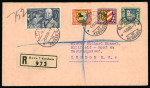Stamp of Switzerland / Schweiz » Pro Juventute 1930, Jeremias Gotthelf, komplette Serie auf Ersttagsbrief