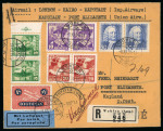 Stamp of Switzerland / Schweiz » Pro Juventute 1934, Albrecht von Haller, komplette Serie auf Ersttagsbrief