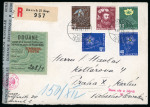 Stamp of Switzerland / Schweiz » Pro Juventute 1949, komplette Serie, auf Ersttagsbrief