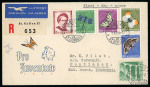Stamp of Switzerland / Schweiz » Pro Juventute 1951, komplette Serie auf Ersttagsbrief