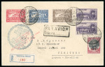 Stamp of Greece » Airmails Greece and Aegean Islands: Zeppelins 1932-1936 Greece and Aegean Islands more than 70 covers