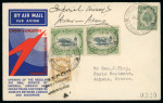 Stamp of Greece » Airmails Collection of airmails from and to Greece in five volumes housed in carton