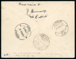 Stamp of Greece » Airmails Collection of airmails from and to Greece in five volumes housed in carton