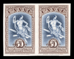 Stamp of Greece » Airmails Greece Airmail 1933 Aeroespresso set of 7 in mint imperforate pairs