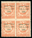 Stamp of Honduras » Collections, Lots etc. Honduras 1926-33 Surcharge/overprint specialised collection