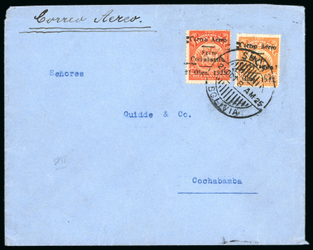 Stamp of Bolivia » Airmails / Air Post Bolivia 1925-31 airmail covers