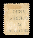 Stamp of Honduras » Air Post / Airmails Honduras 1925 25c on 1c brown air post ("AERO CORREO") used with light violet cancel