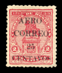 Stamp of Honduras » Air Post / Airmails Honduras 1925 25c on 2c carmine-rose "AERO CORREO" overprint (Sanabria 2), unused