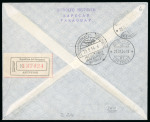 Stamp of Aerophilately » Zeppelins Paraguay : 1934, two covers Condor Zeppelin flights