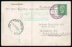Stamp of Aerophilately » Zeppelins Germany : 1931, Zeppelin card LZ 127 franked with "Polarfahrt"