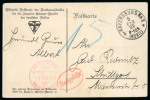 Stamp of Aerophilately » Zeppelins Germany : 1928-1929, five Zeppelin cards and covers