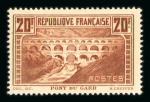 Stamp of France » Émissions à partir de 1900 1929, Pont du Gard YT n° 262 neuf **, très bel ex.