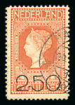 Stamp of Netherlands 1852-1995, in two stockbooks extensive collection between