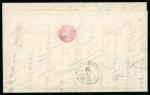 Stamp of Switzerland / Schweiz » Sitzende Helvetia Ungezähnt » 1856-57 Berner Druck (II) 1855, 5 Rp. braun, 2. Berner Druckperiode, auf Faltbrief