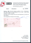 Stamp of Switzerland / Schweiz » Sitzende Helvetia Gezaehnt » Destinationen 25 Rp. bläulichgrün auf Brief nach Finnland