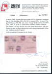 Stamp of Switzerland / Schweiz » Sitzende Helvetia Gezaehnt » Destinationen 3 Farben Frankatur auf Brief nach Rumänien